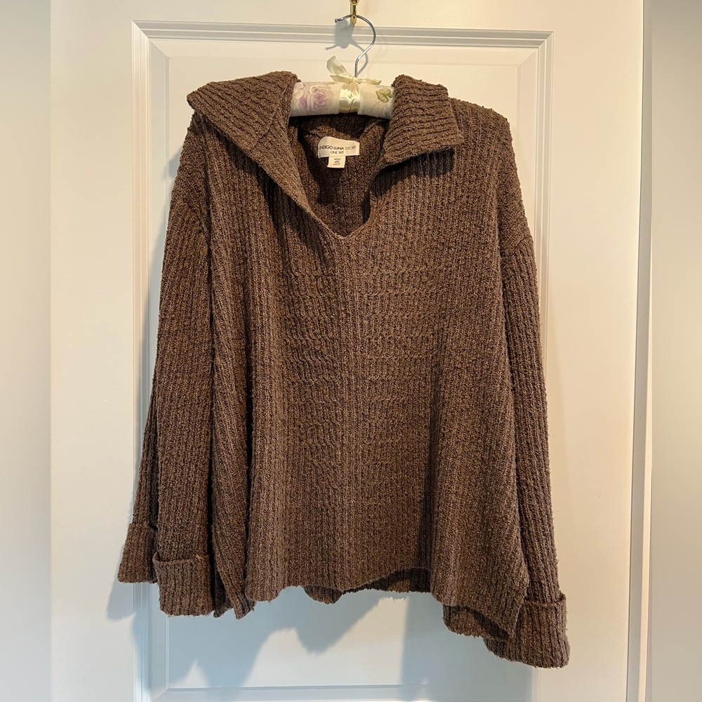 Indigo Luna Winterfall Clove Sweater